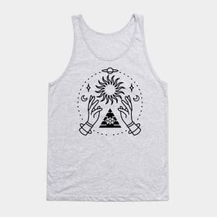 Mystical Pyramid Gaze Tank Top